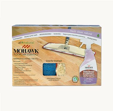 Mowhawk hardwood care and cleaner
