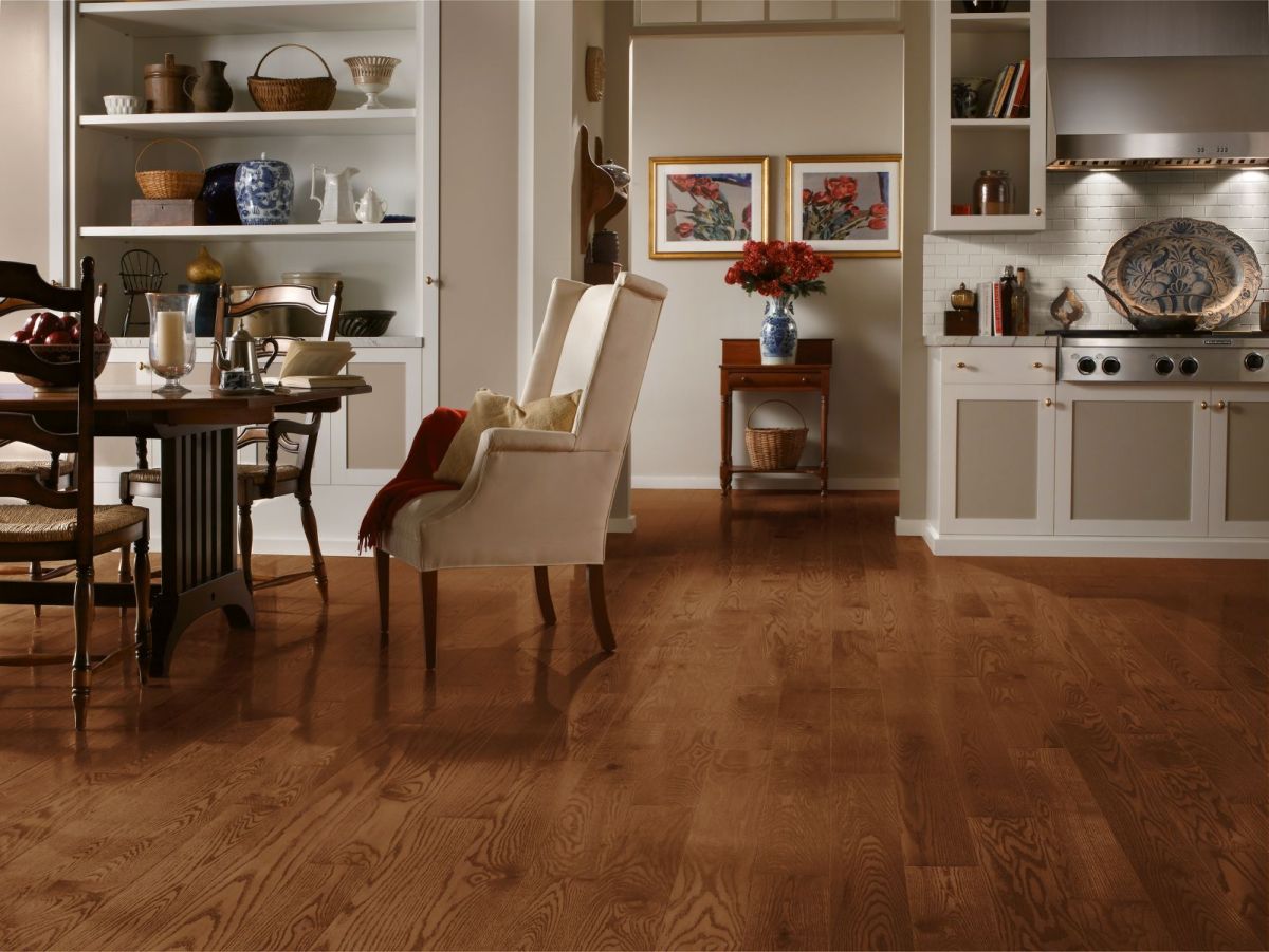 Beautiful hardwood floors are classic and luxurious